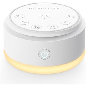 Momcozy Sound Machine for Baby-20 Soothing Sounds & Touch Warm Light Portable White Noise for Kids & Adults for Sleeping Timer and Memory | Ideal Travel Companion & Nursery Must-Have (Yellow)