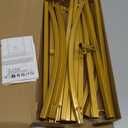 8FT x 8FT Heavy Duty Adjustable Arch Backdrop Stand, Gold Square Back Drop Metal Balloon Arch Stand Kit Frame for Party Wedding Birthday Photobooth Decorations