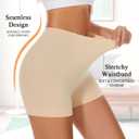 FRESBEIT Slip Shorts for Women Under Dress,Boyshorts Panties Anti Chafing Boyshorts Smooth Shapewear Shorts M