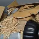 Halloween Decorations- 4Ft Scary Sitting Scarecrow with Spooky Sound Glowing Eyes, Animatronic Scary Props Decor for Home Party Indoor Porch Yard Decoration