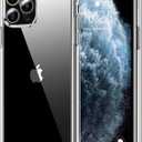 HOOMIL Case for iPhone 11 Pro 5.8-Inch, Non-Yellowing, Drop Protection, Anti-Scratch Transparent Hard Back Phone Cover - Crystal Clear
