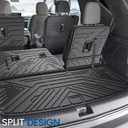 Cargo Mat Backrest Mats for 2024 2025 2026 Chevy Traverse & 2025 2026 Buick Enclave, TPE All Weather Cargo Liner Trunk Mat Car Accessories(24-26 7/8 Seats-3rd Row Backrest Mats&Cargo Mat)