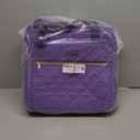 Ytonet Rolling Briefcase for Women, 17.3 Inch Large Rolling Laptop Bag with Wheels, Water Resistant Stylish Overnight Computer Bag for Work Travel College Business Wife Mom Teacher, Purple