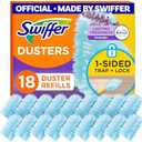 Swiffer Dusters Refill for Cleaning, Feather & Microfiber Duster Disposable Alternative, for Dusting Furniture, Blinds, Ceiling Fans, Walls, Helps Remove Allergens, Lavender, 18ct