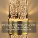 BAALTTO Night Lights Plug into Wall Decorative, Modern Crystal Wall Sconce with Dimming Switch, Perfect for Bedroom, Living Room, Hallway, Bathroom, Baby's Room（Yellow）