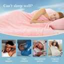 Cozy Bliss Seersucker Cooling Comforter Queen Size, Q-Max 0.45 Reversible Lightweight Cooling Blanket, Breathable Silk Smooth Summer Bedding Quilt for Hot Sleepers Night Sweats Pink