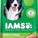 IAMS Proactive Health Minichunks Premium Dry Dog Food, Adult Dog Food Dry Recipe, 7 lb. Bag  EXP: 10/15/2025