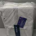 Bedsure Gentlesoft 100% Cotton Blanket Twin XL Size for College Dorm - Cooling Breathable and Soft for Spring Summer, Waffle Weave Twin Blanket for Bed, Dorm Room Essentials, White, 66x90 inches