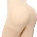Nebility Butt Lifting Shapewear with Butt Pads - High Waist Padded Underwear for Women, Hip Enhancer Booty Lifter Shorts (Medium, Beige)