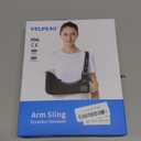 Velpeau Arm Sling Shoulder Immobilizer for Women and Men, fit Left or Right Arm - Rotator Cuff Support Brace - Medical Sling for Shoulder, Clavicle, Elbow Injury (Comfort type, Large: Bust 33.5-41)