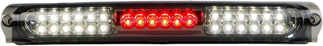 Tresound for 1997-2003 Ford F150 2004 F-150 Heritage LED Bar 3rd Third Tail Brake Light Rear Cargo Lamp High Mount Stop light (Chrome Housing Smoked Lens)