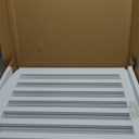 PAWLAND Wooden Freestanding Foldable Pet Gate for Dogs, 24 inch 3 Panels Step Over Fence, Dog Gate for The House, Doorway, Stairs, Extra Wide (White, 24" Height-3 Panels)