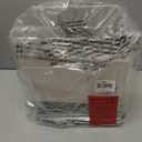 Plastic Food Storage 6 Pack Clear Container Bin with Handles for Organizing Kitchen, Pantry, Fridge, Freezer, Pantry,Bathroom. 10"x6"x5"