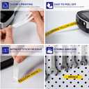 COLORWING Compatible with DYMO D1 Label Tape Black on Yellow 45018 S0720580 Replace for DYMO Label Maker Refill D1, 1/2 Inch x 23 Ft, for Dymo LabelManager 160 420P 210D 280 360D PnP, 3-Pack