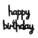 Happy Birthday Balloons Banner,16 Inch Mylar Foil Letters BalloonsBirthday Party Banner (Rainbow)