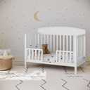Graco Benton 5-in-1 Convertible Crib GREENGUARD Gold Certified, Converts from Baby Crib to Toddler Bed, Daybed and Full-Size Bed, Fits Standard Full-Size Crib Mattress (White)