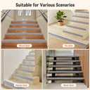 INMOZATA Stair Edge Trim 40Ft, 4 Inch Rubber Stair Nosing, Vinyl Stair Edge Protector for Indoor & Outdoor, Non Slip and Waterproof (Gray)