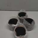 Wooden Furniture Bed Risers - 3 Inch Circle Heavy Duty Furniture Height Extenders Lifts for Sofa Couch Desk Chair Table Base Raising Space, Convenient Store and Cleaning, Pack of 4