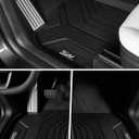 3W Floor Mats for Tesla Model Y Juniper 2025 2026 2027 Only for Standard