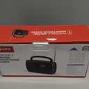 GPX R633B Portable Shortwave AM/FM Clock Radio (Black)