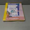 25Pcs Yollow Folders with Pockets-2 Pocket Folders for Documents,Cute Paper for Filing Cabinet,School,Office,Resume Portfolio (Yellow)