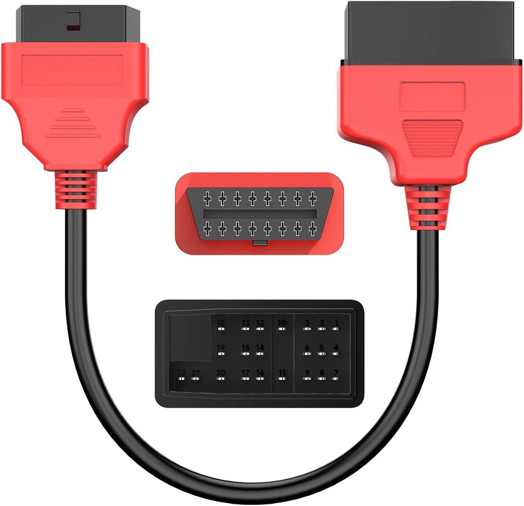 Autel OBD2 Adapter Cable for Toyota Vehicles, 22Pin OBD1 to 16Pin OBDII Car Converter, Compatible with OBD2 Diagnostic Scanner
