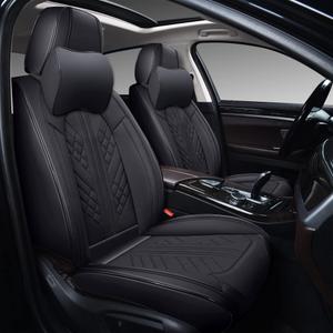 GXT Bench Seat Cover, Bench Seat Covers for Trucks - Premium Faux Leather Seat Cushion - Universal Fit for Most Sedans SUV Pick-up Truck, Durable for Long Lasting Protection (Black)