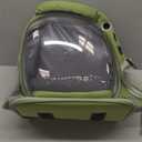 Cat Backpack Carrier, Breathable Cat Carrier Large Space Bubble Pet Backpack for Kitty Small Dog up to 15lbs, Transparent & Foldable Pet Carrier for Travel Hiking (Green)