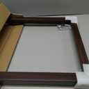 Canvas Floating Frame, Picture Wall Art Painting Frame for Finished Canvas Painting 1-1/4 Deep Picture Art Wall Decor. (Dark Brown, 16x20)