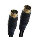 S Video Cable, S-Video Cable 4 pin Connector Male to Male Gold Plated Compatible with DVD Player, Home Theater, DSS receivers, VCRs, DVRs/PVRs - 3.28FT