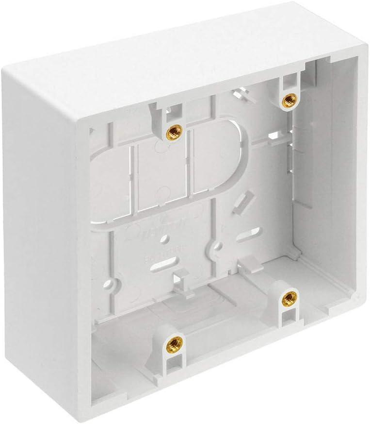 Leviton Surface Mount Backbox, Dual Gang, 1.89", 42777-2WA, White