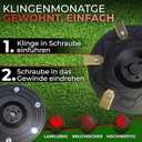Replacement Cutter Disc & Lawnmower Blade,6-Blade Disc Compatible with Segway Navimow Robot Lawn Mower i105N, i108N & i110N,Includes 1 Cutting Disc 12 Blades and 12 Screws