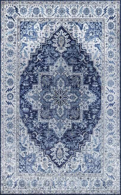 Momeni Karachi Area Rug, 5' X 8', Blue