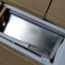 Stainless Steel Litter Box - Cat Metal Litter Box with Splash-Proof Lid, Easy Cleaning & Odor-Less with Double Layer Litter Mat, Litter Scoop, Brush, 20 x14