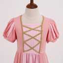 Girls Princess Dress Costume Halloween Cosplay Outfits Birthday Party Dress Up Clothes, Size 7-8T