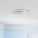 Juno 6 Inch Smart Recessed Light Speaker, Bluetooth, Alexa, Google Home Compatible, RGBW Speaker Downlight, Dynamic Color Red Green Blue White, Matte White (J6SLC RGBW MW M6)