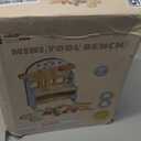 ROBUD Mini Wooden Play Tool Workbench Set for Kids Toddlers - Montessori Toys for 3 4 5 Years Old Boys Girls