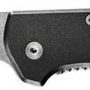 Gerber Gear Flatiron Folding Pocket Knife, EDC Stainless Steel Folding Knife with 3.6" Cleaver Blade and Pocket Clip, Black