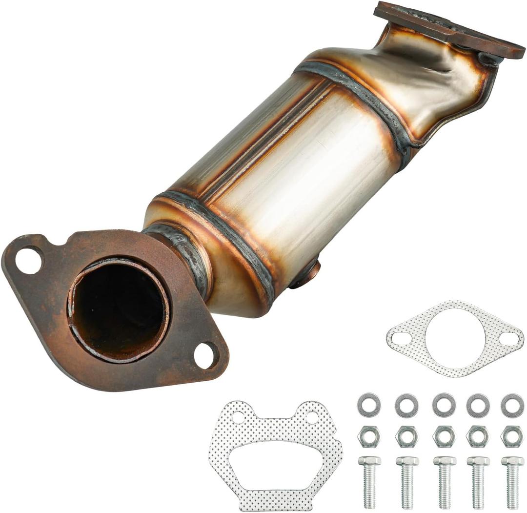 PHILTOP 16780,641383 Left Catalytic Converter Compatible with Dodge Chrysler Volkswagen Ram 2011-2020 Grand Caravan, Town & Country, Journey FWD, 200, Avenger, Routan C/V 3.6L(EPA Compliant) (Rear)