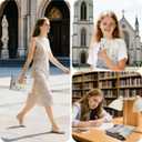 Bible Cover Case for Women,Bible Bag,Bible Study Supplies,Book Lovers Gifts for Women Readers