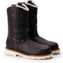 Thorogood American Heritage 11 Steel Toe Wellington Boots for Men - Premium Full-Grain Leather, Slip-Resistant Heel Outsole and Comfort Insole (10, Briar Pitstop)