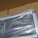 Expandable Window Screen, 2 Pack Adjustable Window Screen (10" H x 19" - 36" W) - Small Replacement Window Screens with Frame, Durable Replacement Screen for Window