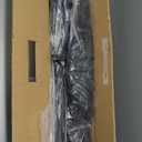 CCINEE 6 Feet Pine Christmas Tree Decor with Solid Metal Stand Artificial Full Black Tree Xmas Decorations for Themed Party Indoor Outdoor Living Room Home