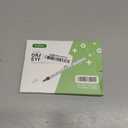 20 Pack 1ml Syringe with Cap for Liquid, 1cc Plastic Small Syringes with Cover, Non-Sterile, No Needle