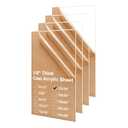 KINLINK 12x24 Plexiglass Sheets 1/8 inch Thick, 3mm Clear Cast Acrylic Sheet, Plastic Board for DIY Project, Craft, Window Glass, Table Top, Picture Frame, Acrylic Sign and Wedding Invitation 4 Pack