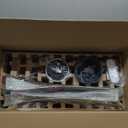 TALOYA 52 Inch Ceiling Fans with Lights Led Remote Control Flush Mount Low Profile for Bedroom Farmhouse Patio Outdoor Living Room Kitchen Dining Room,DC Motor,Reversible,White Oak