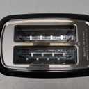 Toastmaster 2-Slice Cool Touch Toaster, black with stainless accent