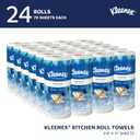 Kleenex Professional Premier Kitchen Paper Towels, Bulk (13964), Cloth-Like Softness, White (70 Sheets/Roll, 24 Rolls/Case, 1,680 Sheet Total), 24 Count