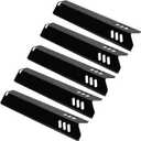 Unicook Grill Burner Covers 15L x 3.8W, Compatible with Dyna-Glo DGF510SSP, DGF493BNP, Heavy Duty Grill Heat Plates, Porcelain Heat Shields, BBQ Replacement Parts,5 Pack