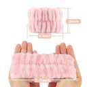 10PCS Wrist Bands & 1 Headband for Washing Face,Microfiber Wrist Spa Towels,Absorbent Cute Wristbands for Girls & Women Preventing Liquid from Spilling Down Your Arms (colorful)